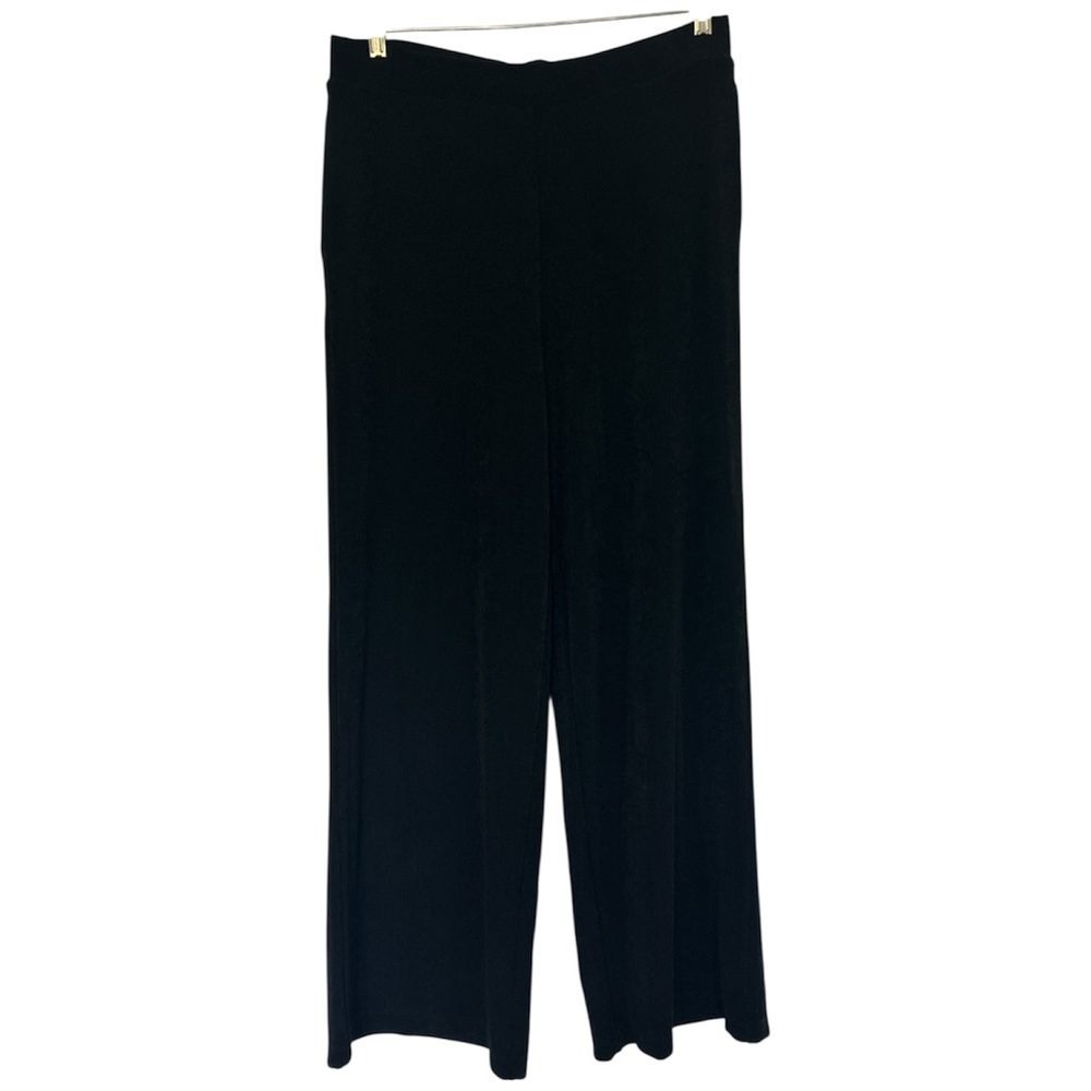 Chico's Travelers Wide Leg Pocket Pants black